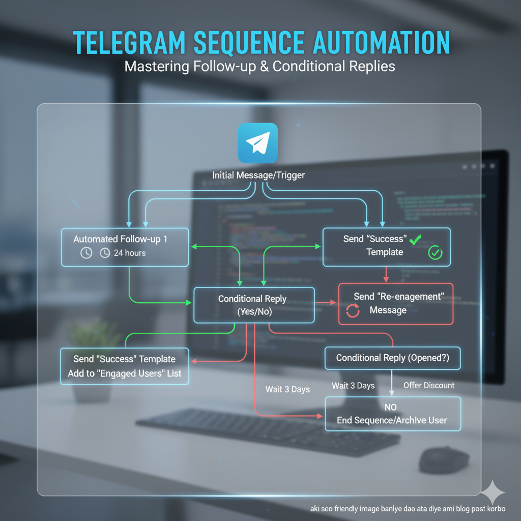 Telegram Sequence Automation- Mastering Follow-up and Conditional Replies