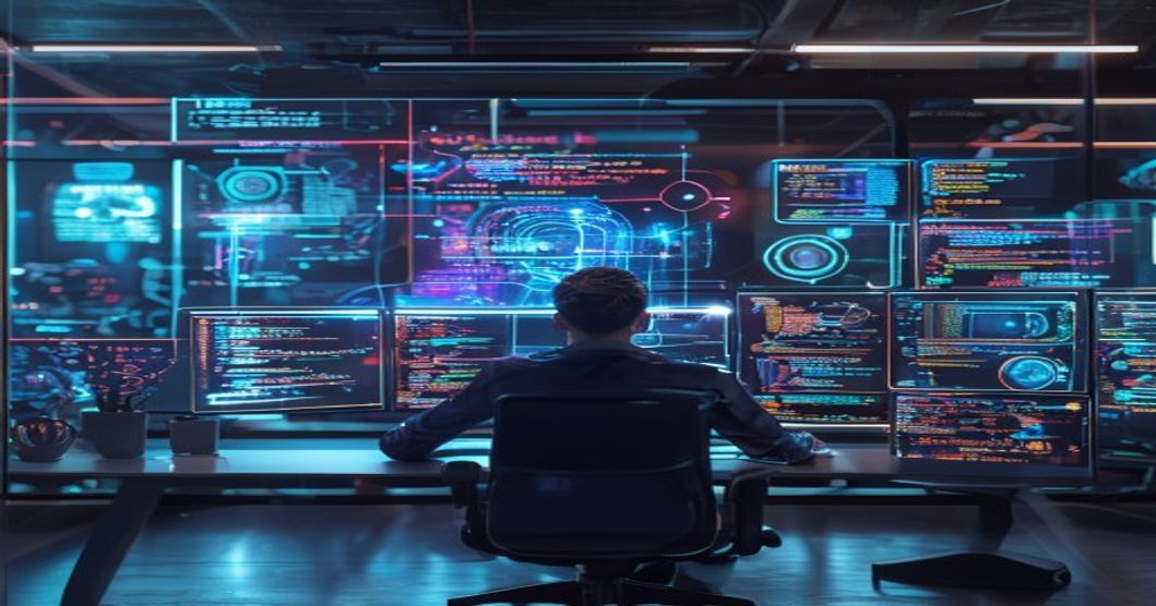 ভবিষ্যতের ওয়েব ডেভেলপমেন্ট এবং এআই প্রযুক্তির আধুনিক অফিস সেটআপ